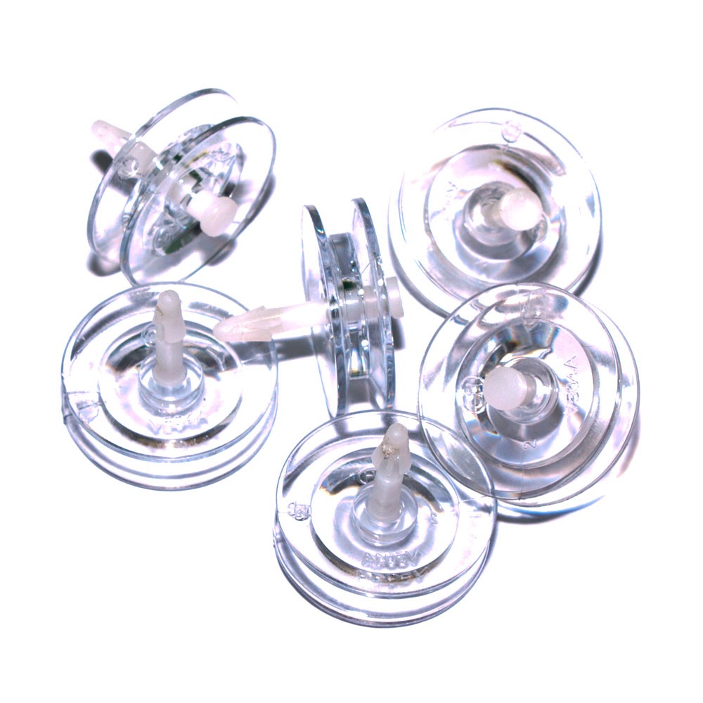 Kit PVC-Rad zu Drehscheibe inkl. Achse PVC, (6er Pack) für Bodensauger Hayward