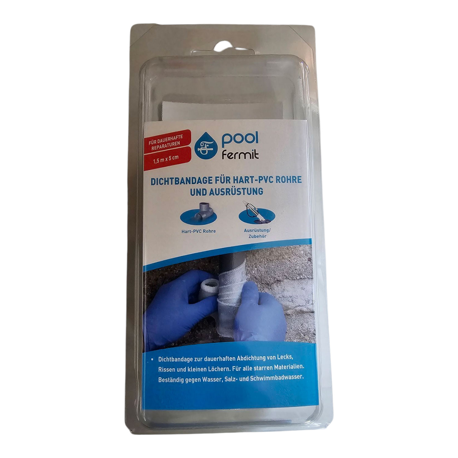 Fermit Dichtbandage für Hart-PVC-Rohre