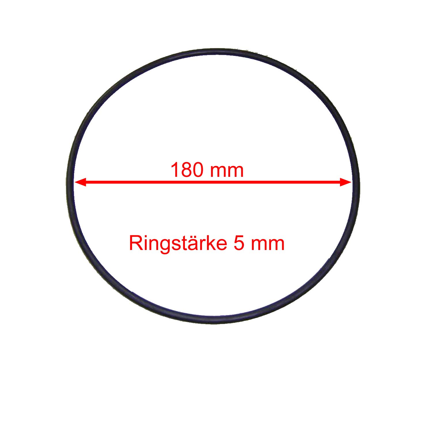 O Ring für Pumpengehäuse Sena Pumpe  180 x 5