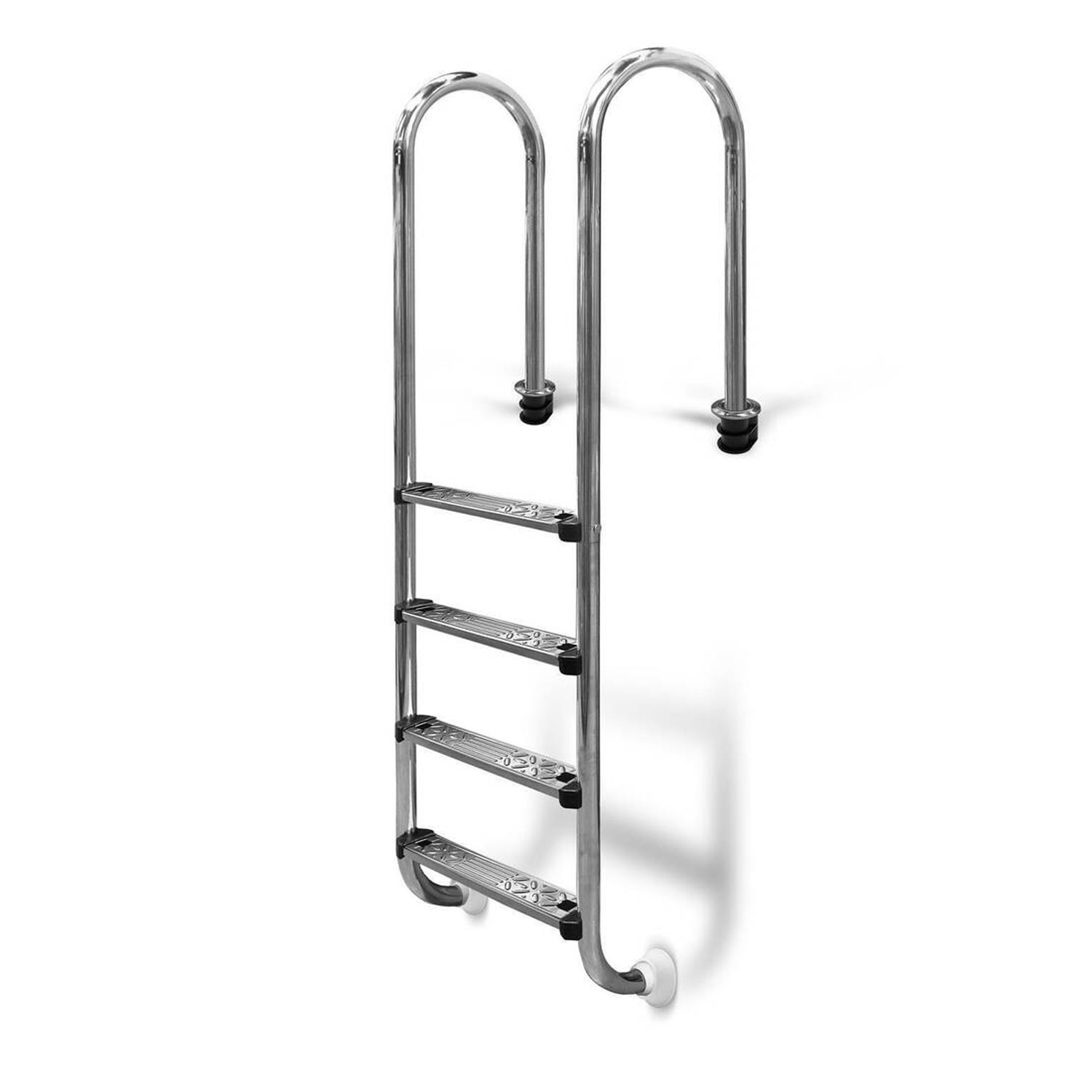 Einbauleiter enge Ausführung V2A Edelstahl 4 stufig