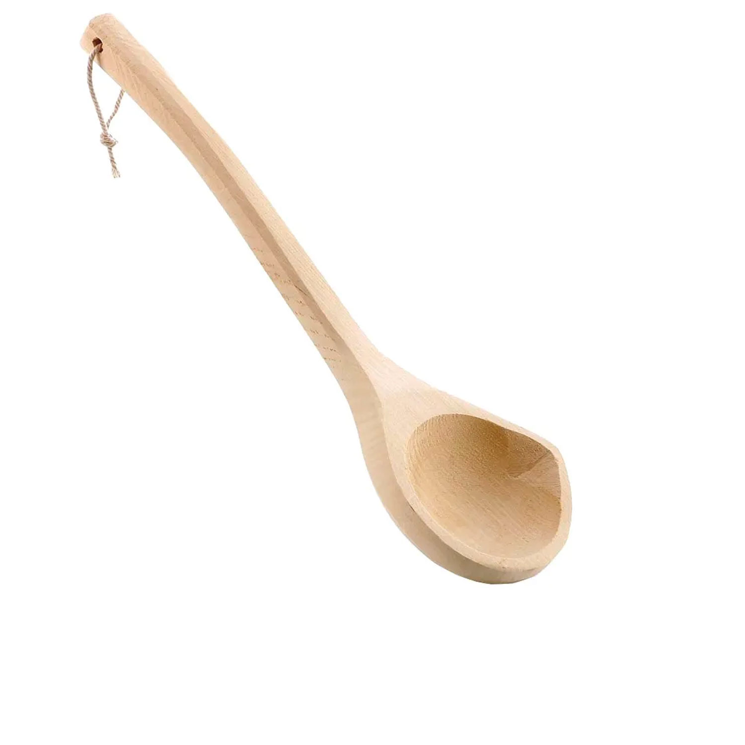 Schöpfkelle mit Ausgießer aus Kiefernholz  Länge ca. 40 cm