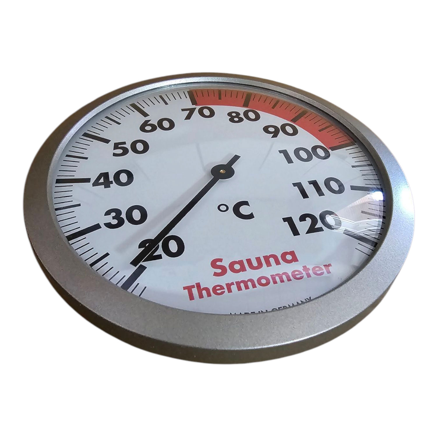 Sauna Thermometer Grau Weiss 40 1053 1