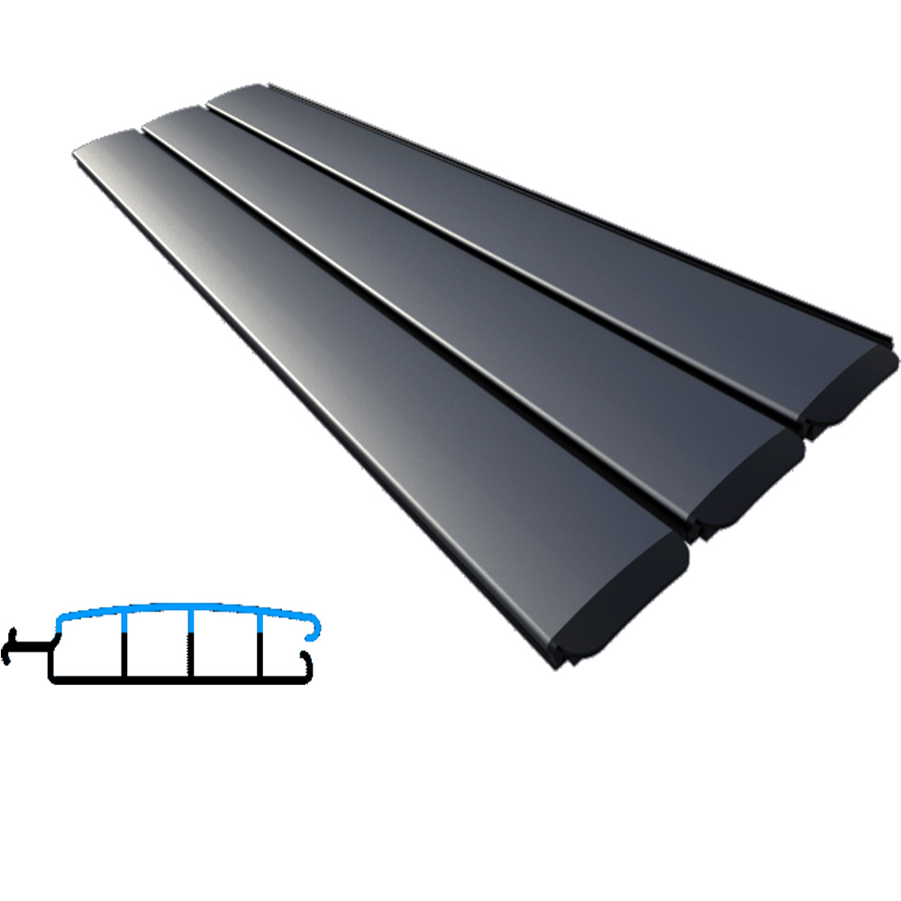 Liderpool Polycarbonat Profil Pc60 Solar Silber Pc6042