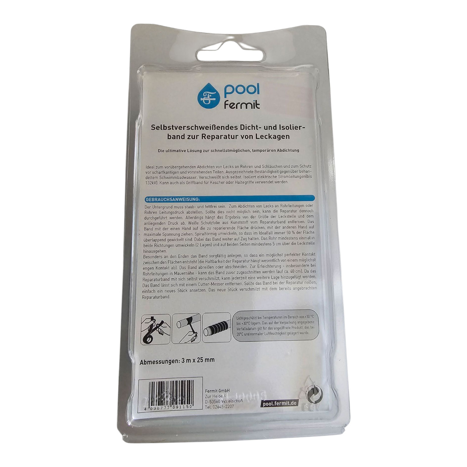 Pool Fermit Dichtband Leckagen 1