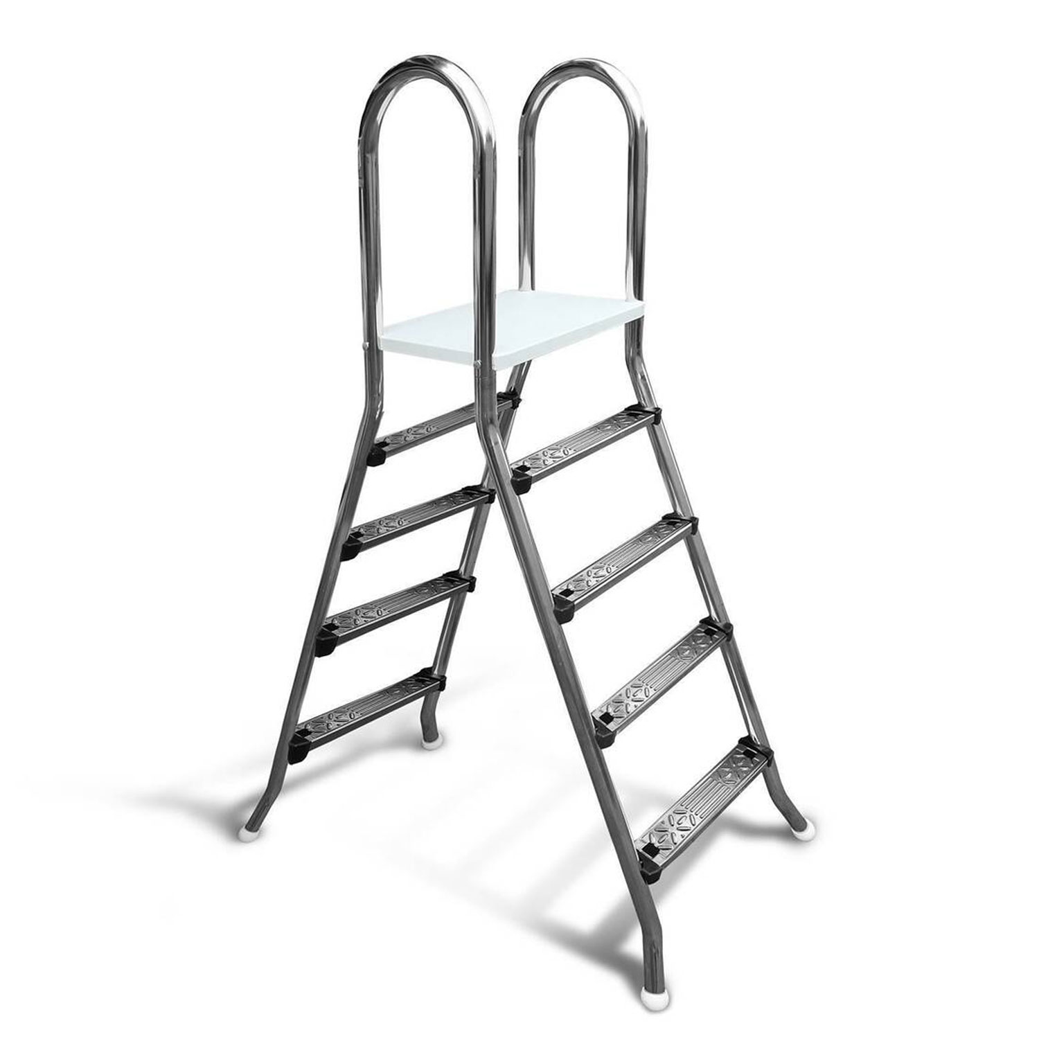 Edelstahl Hochbeckenleiter Classic  4 / 4  stufig V2A