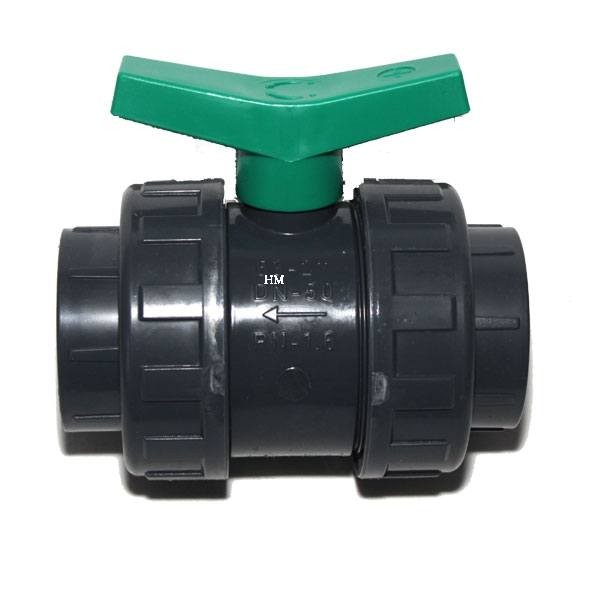 PVC Kugelhahn Polyethylendichtung