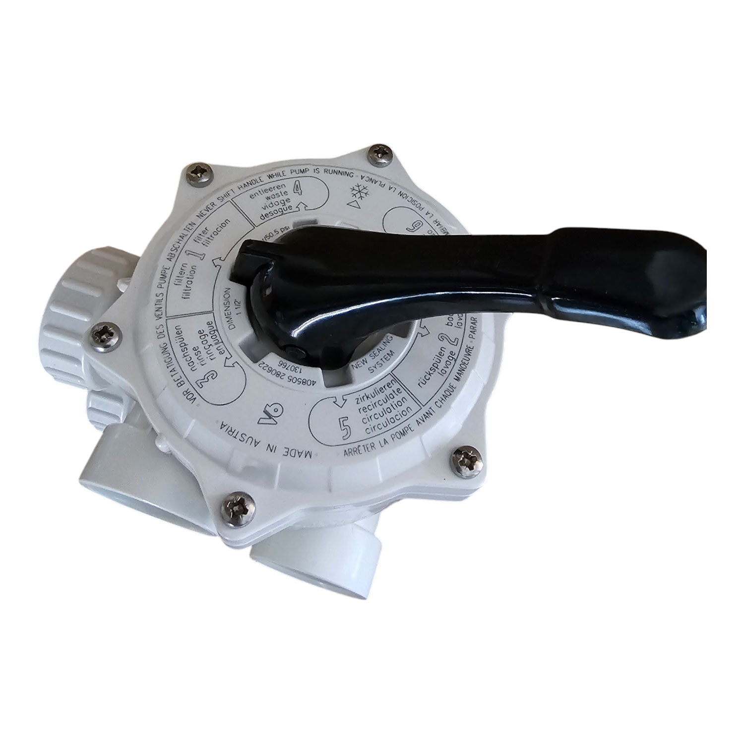 Umschaltventil Zirkel Filteranlage 4