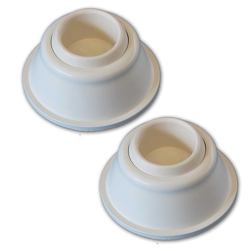 Gelenkfuß aus Gummi für Edelstahl Hochbeckenleiter