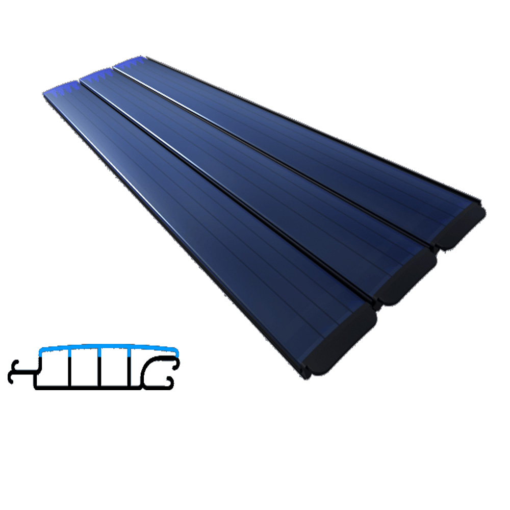 Liderpool Polycarbonat Profil Pc60 Anti Algen Solar Blau Pc6620