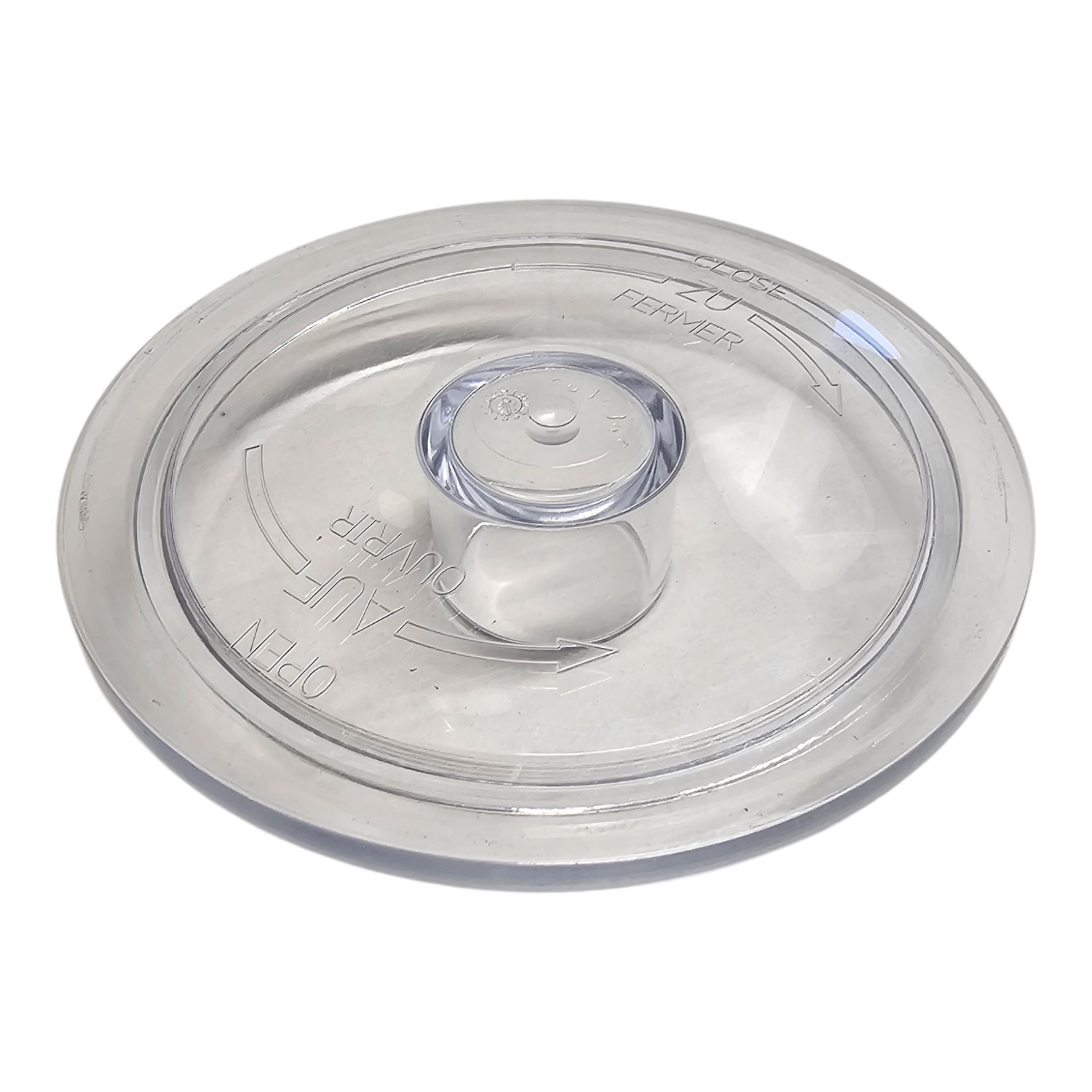Vorfilterdeckel transparent für Speck BADU Poolpumpen