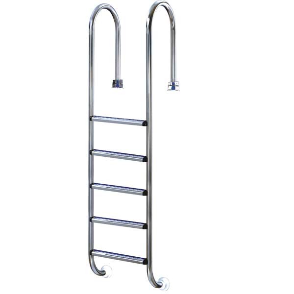 Edelstahl Tiefbeckenleiter 5 stufig