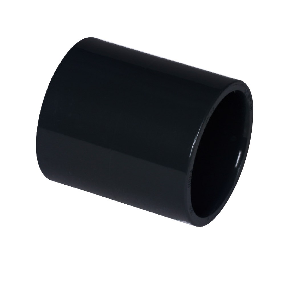 PVC Muffe schwarz d 50