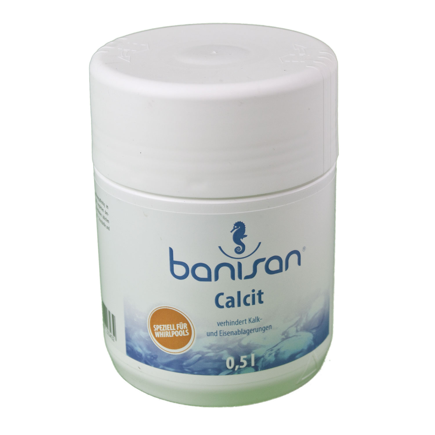 Banisan Calcit für Whirlpools, verhindert Kalk- und Eisenablagerungen, 0,5 l Gebinde.