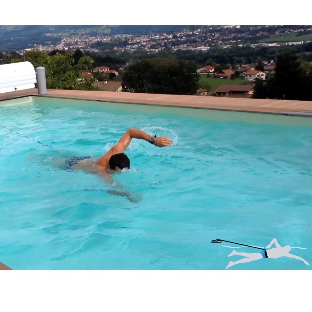 Schwimmgurt in Aktion