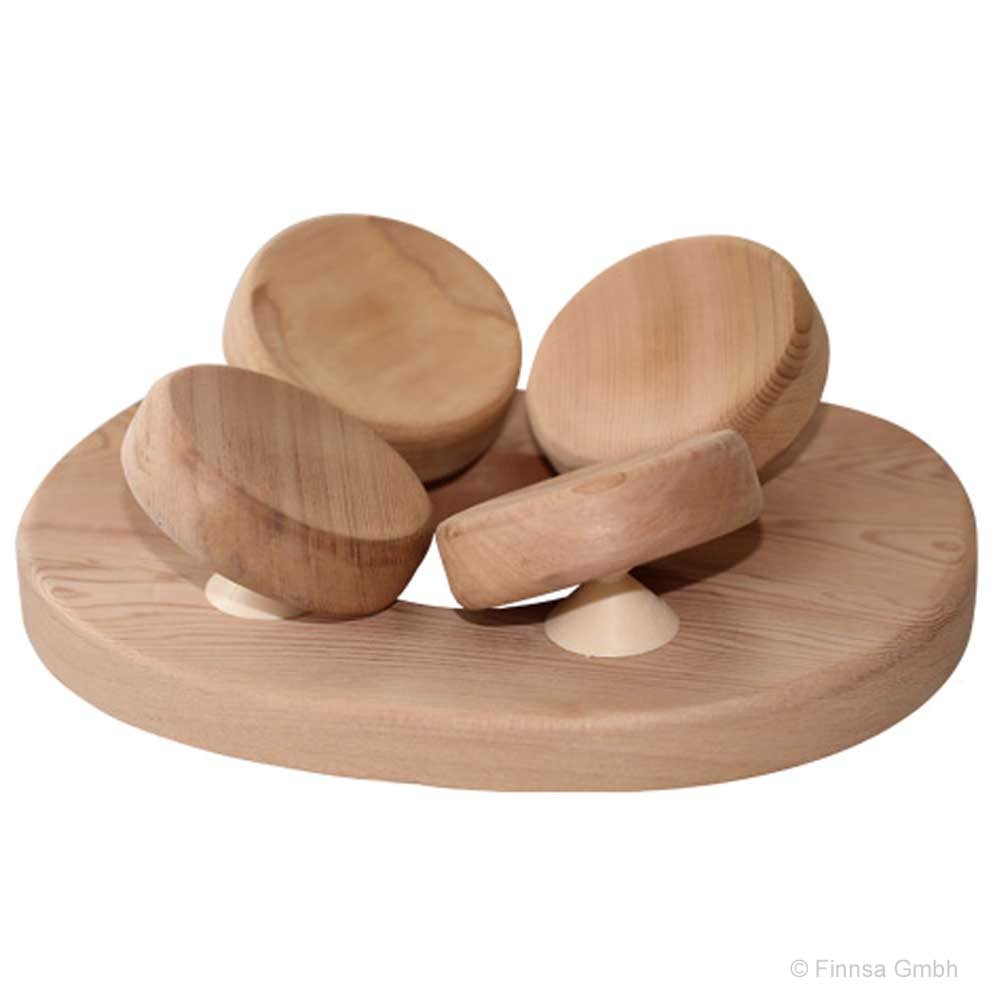 Finnsa 4 Punkt Kopfstütze aus Red Cedar Holz