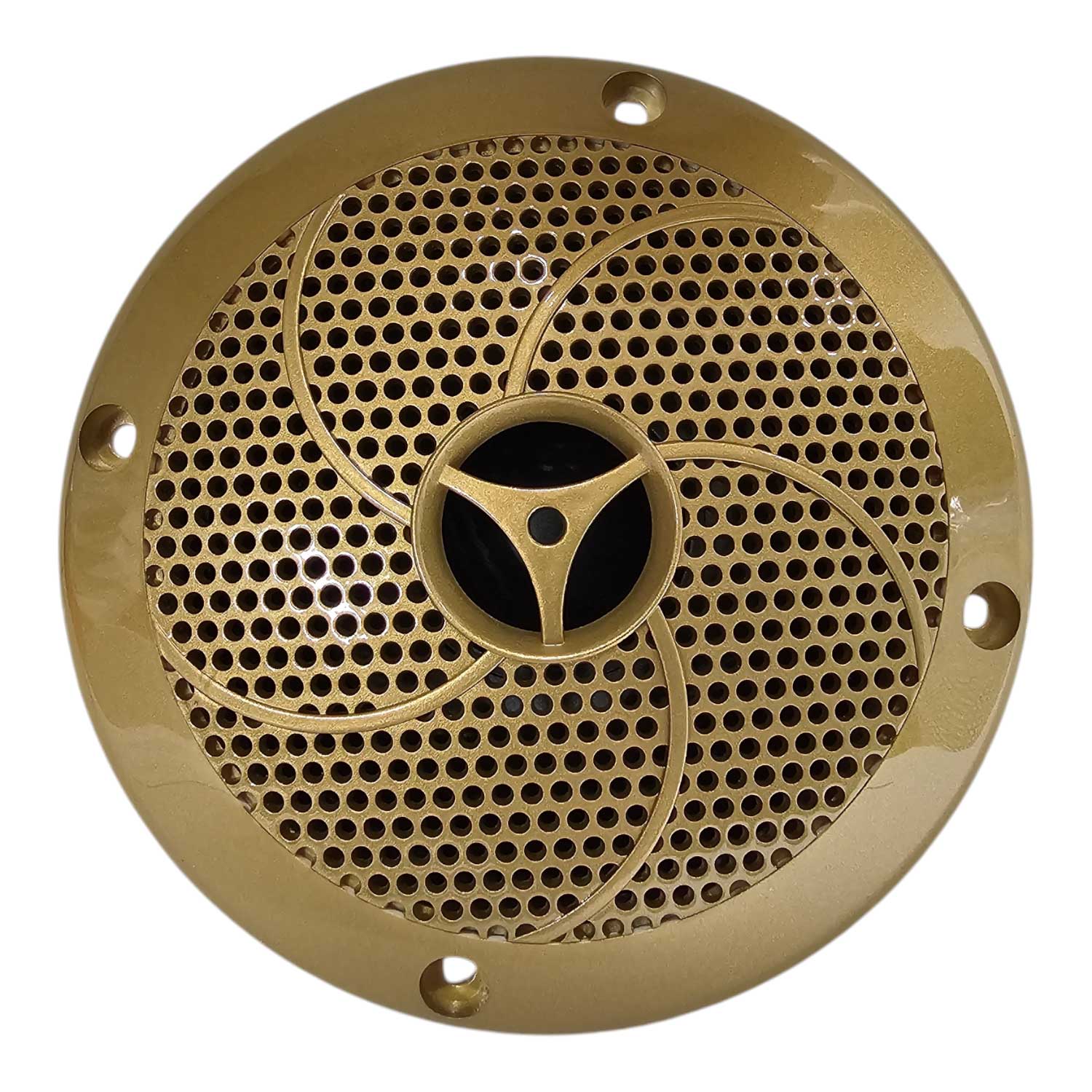 Lautsprecher bis 120 °C, goldfarben, Ø 135 mm