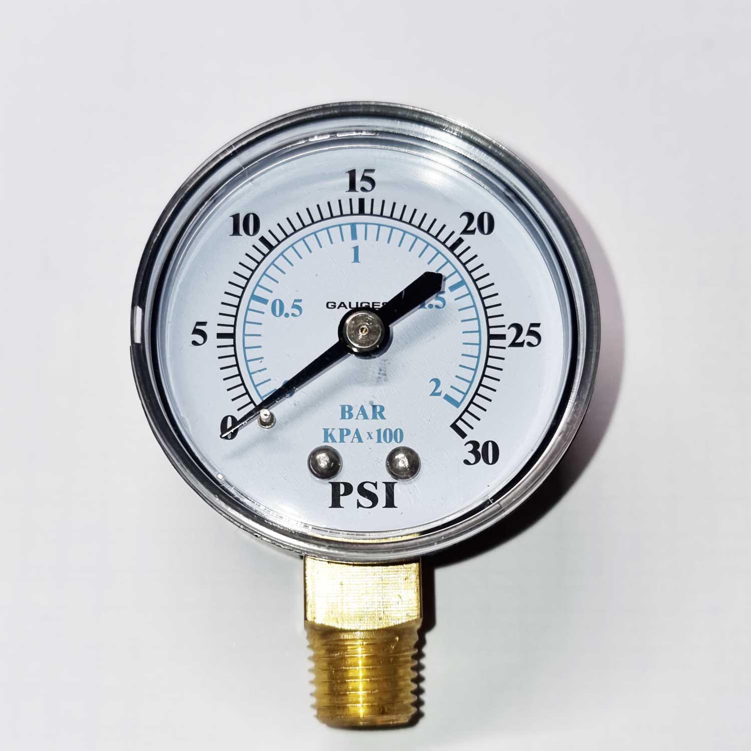 Manometer für Filterkessel  Gewinde 1/4 Zoll
