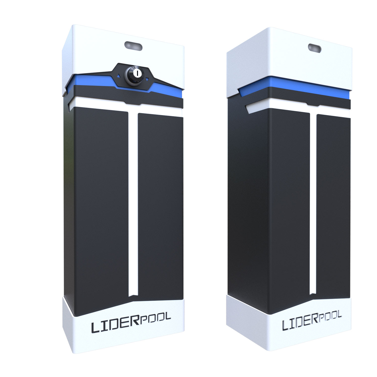 Aufroller T Light Liderpool Anthrazit Weiss