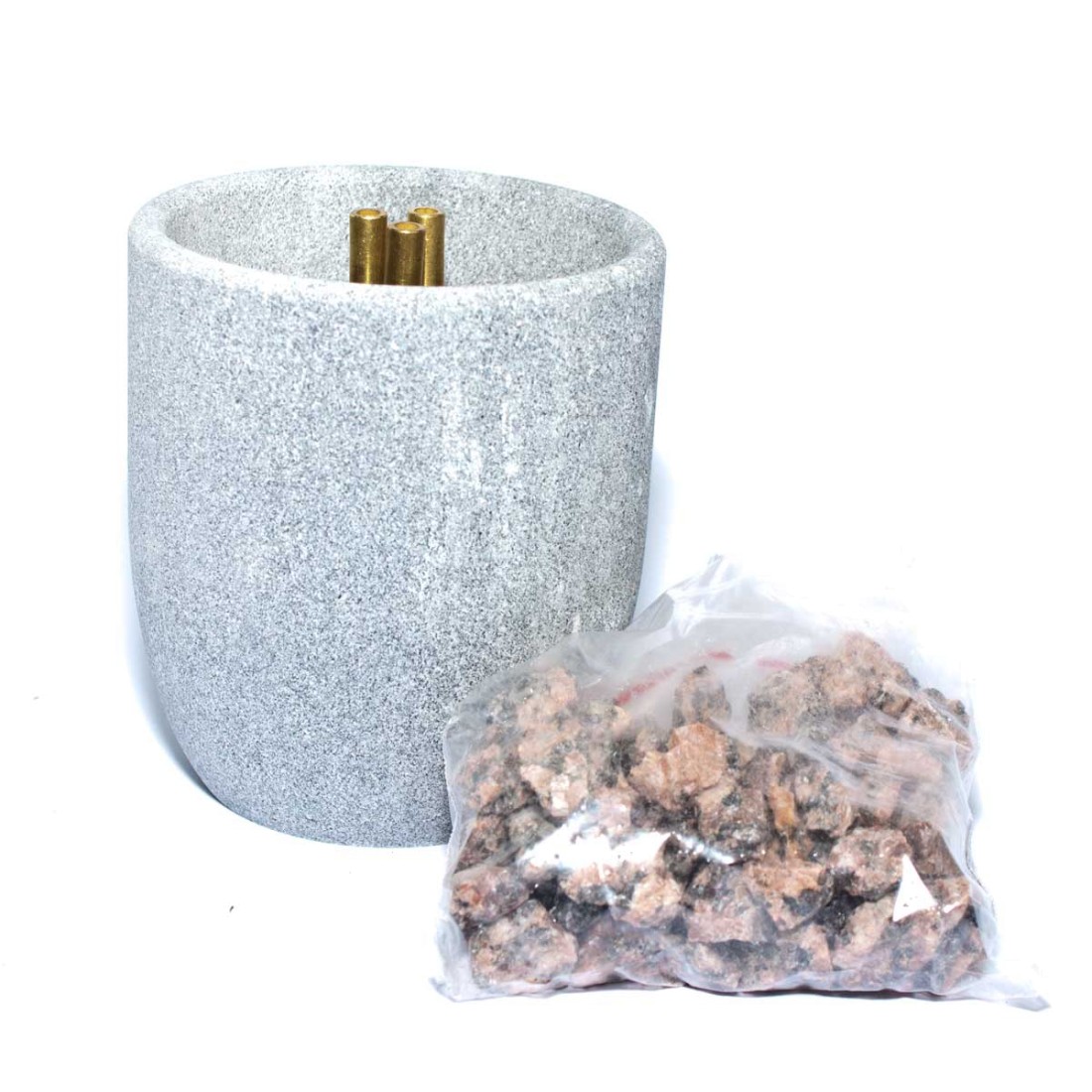 Hukka Saunatroikka Wasserfontäne Speckstein