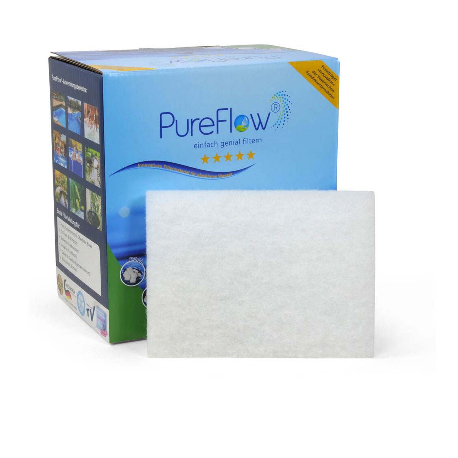 PureFlow Feinstfilter für Poolroboter Power 4(2 Feinfilter 250x160x40 mm)