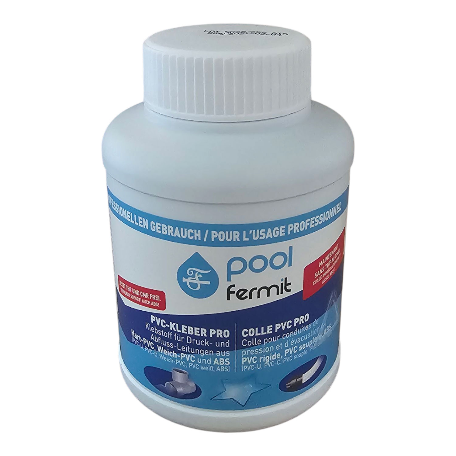 Fermit PVC Kleber Pro 220 g Dose mit Pinsel