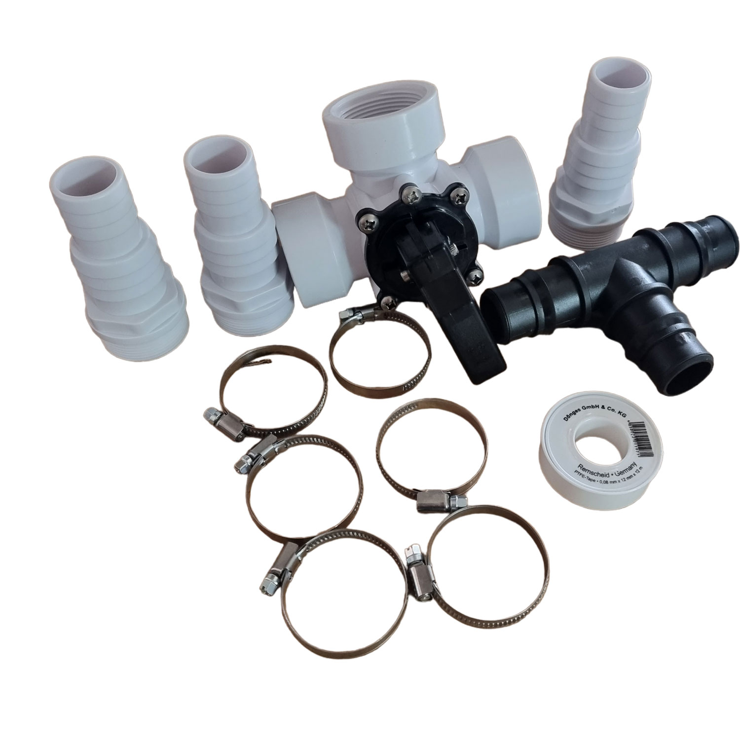 Solar Bypass Montagepaket 38 mm für Poolheizung
