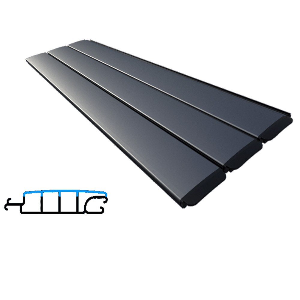 Liderpool Polycarbonat Profil Pc60 Anti Algen Solar Silber Pc6642