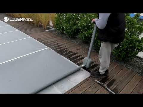 Liderpool Sicherheitsabdeckung Rollschutz  Standard Poolabdeckung begehbar